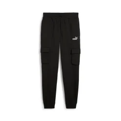 Pantaloni jersey neri da Uomo Puma ESS No. 1 Logo