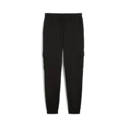 Pantaloni jersey neri da Uomo Puma ESS No. 1 Logo