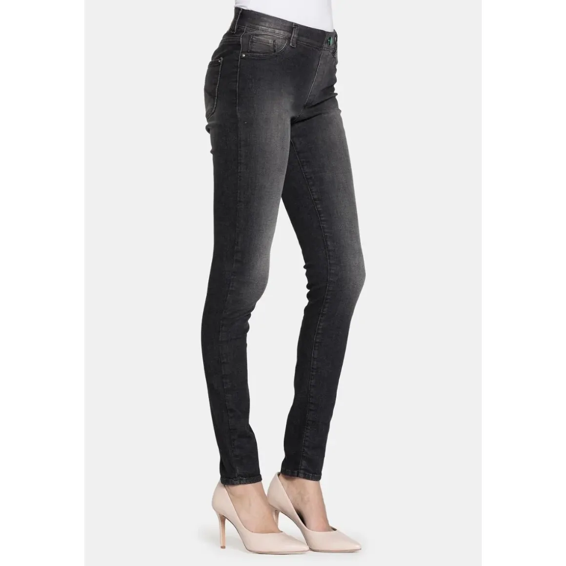 Pantaloni Legg-jeans neri da donna con trattamento all'aloe Carrera Jeans 767
