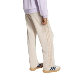 Pantaloni sportivi bambina beige adidas con stampa animalier laterale