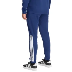 Pantaloni sportivi blu Uomo con strisce bianche e zip adidas