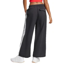 Pantaloni sportivi cargo a gamba larga da Donna neri adidas