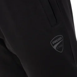 Pantaloni sportivi da Uomo neri con tasche e logo Ducati Corse