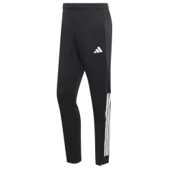 Pantaloni sportivi da uomo neri con iconiche 3-Stripes bianche adidas