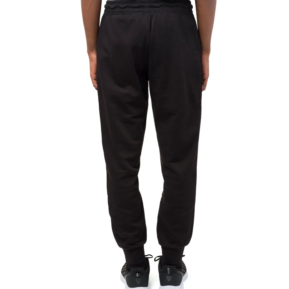 Pantaloni sportivi neri da Uomo con logo e vita elasticizzata Ducati Corse