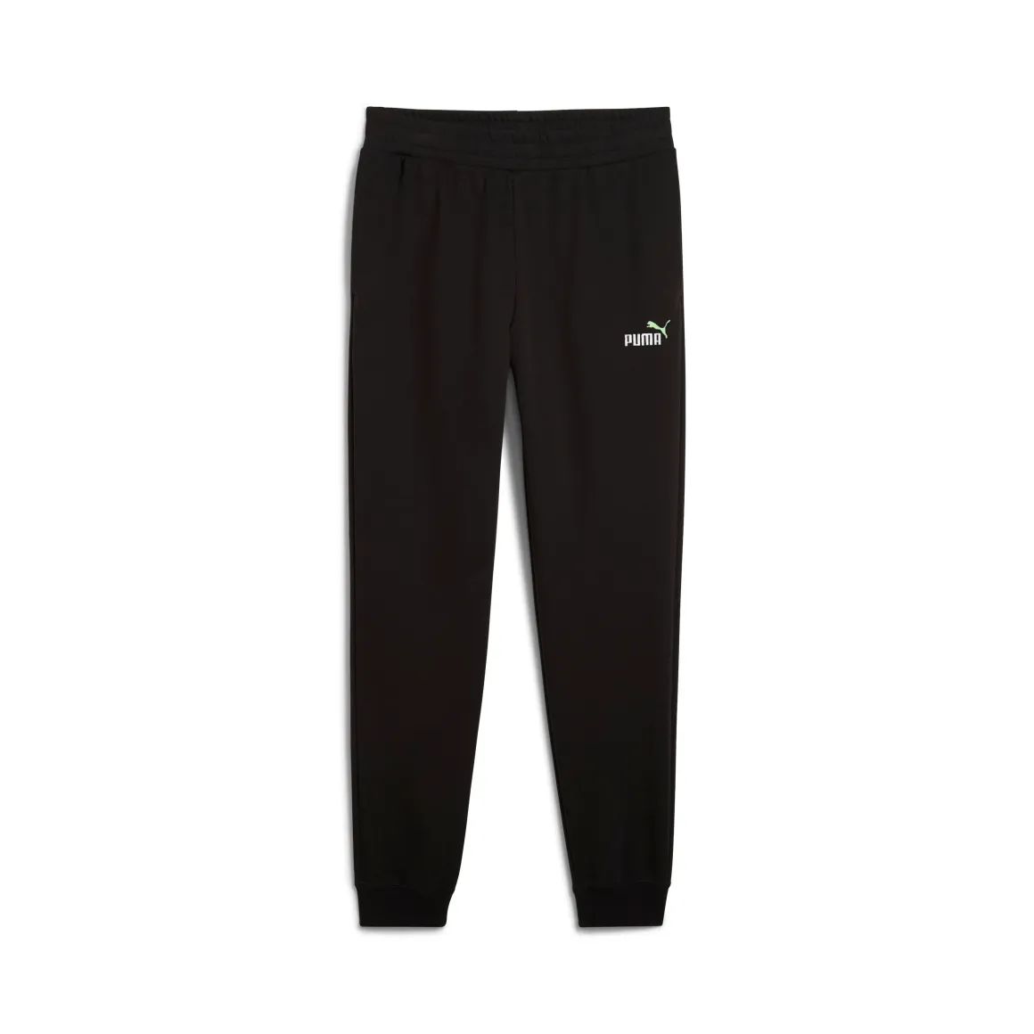 Pantaloni sportivi neri da Uomo con logo frontale in contrasto Puma