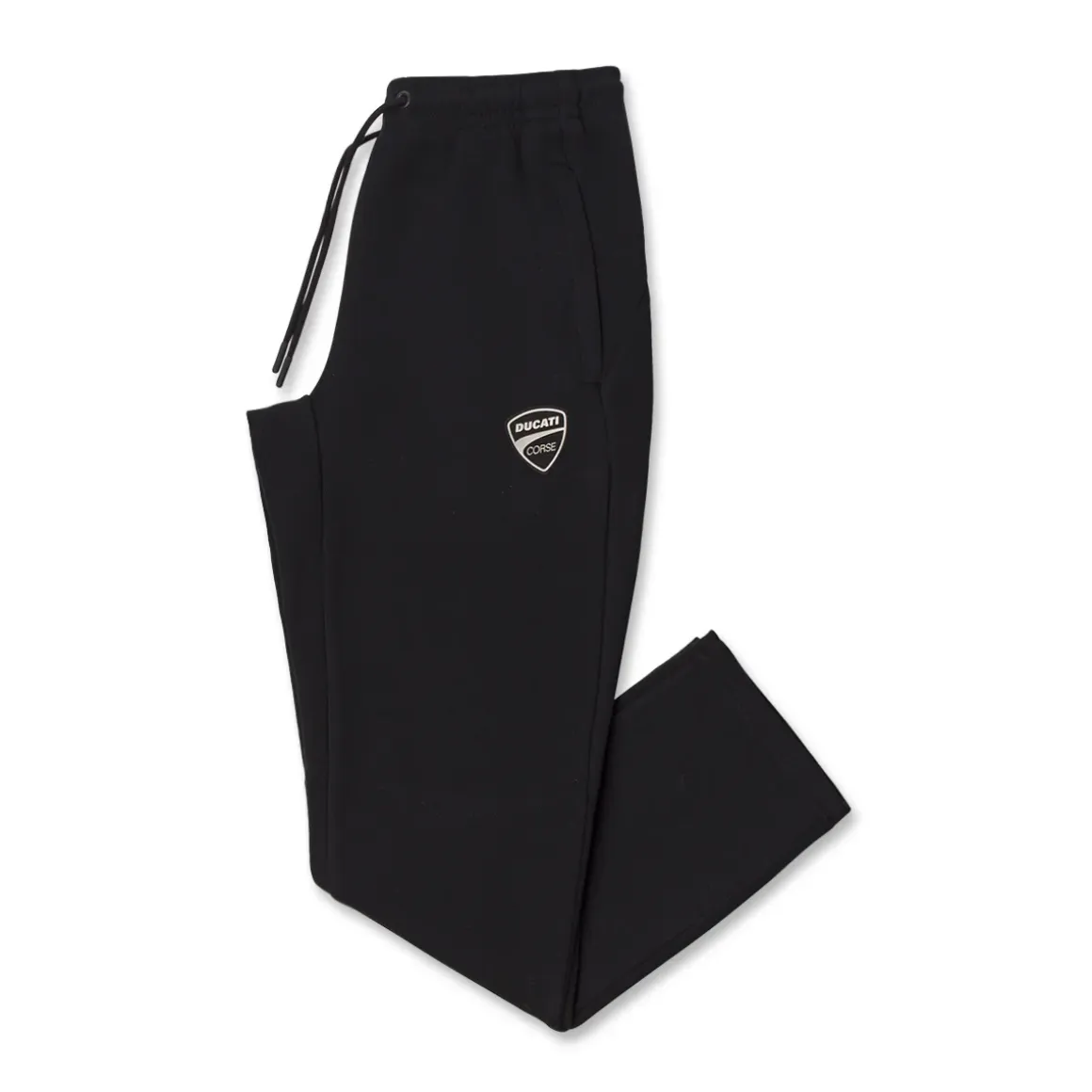 Pantaloni sportivi neri Uomo con Coulisse e logo laterale Ducati Corse