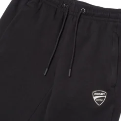 Pantaloni sportivi neri Uomo con Coulisse e logo laterale Ducati Corse