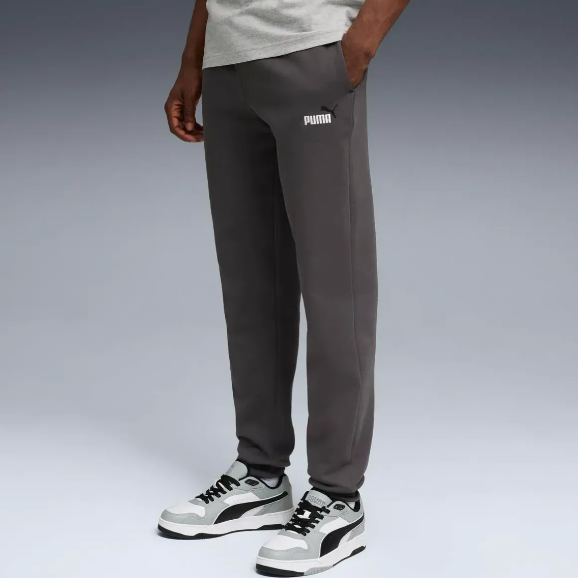 Pantaloni tuta grigi da Uomo Puma ESS 2 COLOR No. 1