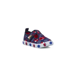 Pantofole Blu da Bambino in tela con grafiche Spiderman