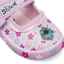 Pantofole rosa da Bambina con fiori e cinturino Lilo & Stitch