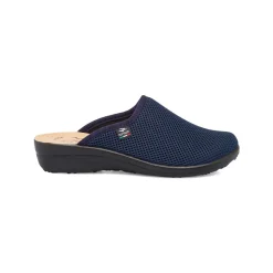 Pantofole sanitarie blu da donna con sottopiede anatomico Fly Flot