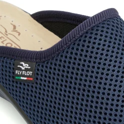 Pantofole sanitarie blu da donna con sottopiede anatomico Fly Flot