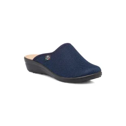 Pantofole sanitarie blu da donna con sottopiede anatomico Fly Flot