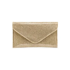 Pochette a busta Oro da Donna con strass e tracolla Lora Ferres