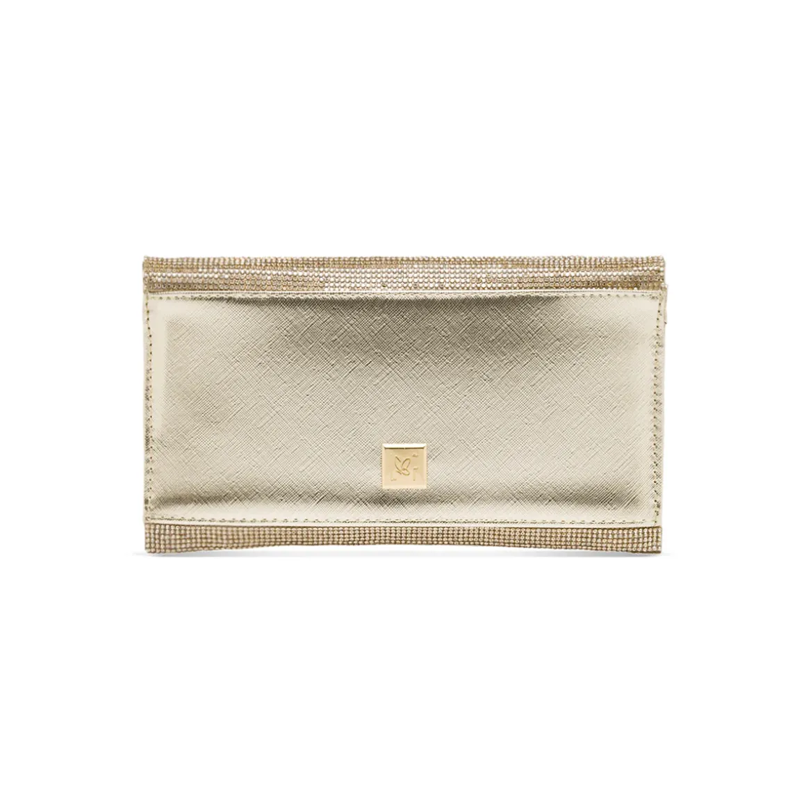 Pochette a busta Oro da Donna con strass e tracolla Lora Ferres