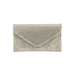 Pochette Argento da Donna con strass e tracolla a catena Lora Ferres
