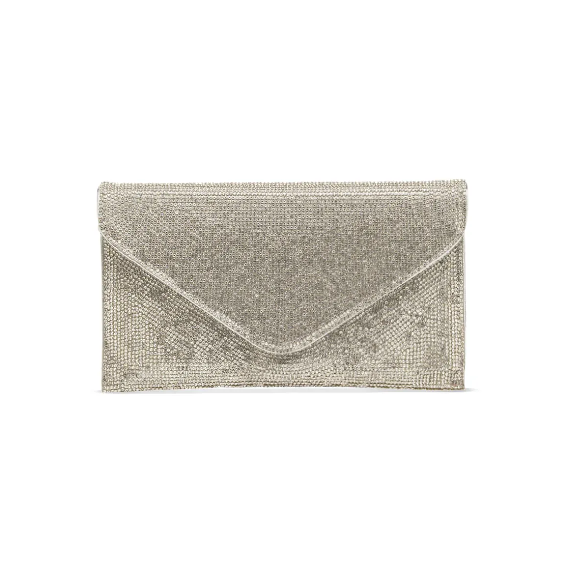 Pochette Argento da Donna con strass e tracolla a catena Lora Ferres