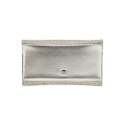 Pochette Argento da Donna con strass e tracolla a catena Lora Ferres