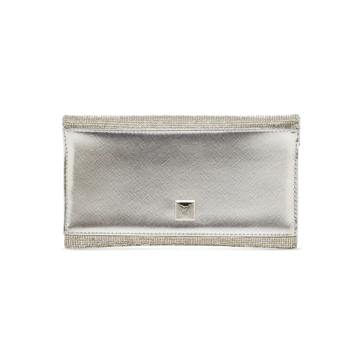 Pochette Argento da Donna con strass e tracolla a catena Lora Ferres