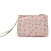 Pochette beige da Donna con stampa ciliegie e manico Naj Oleari