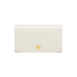 Pochette Bianca da Donna con fibbia gioiello e tracolla Lora Ferres