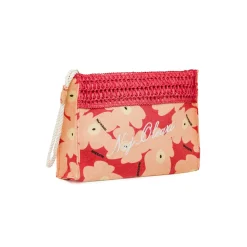 Pochette da Donna fucsia con dettagli in rafia Naj Oleari