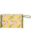 Pochette da Donna verde e gialla con stampa limoni Camomilla Milano