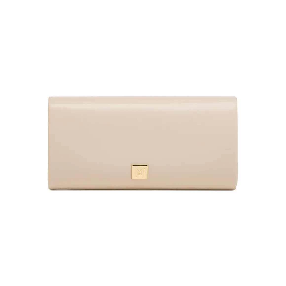 Pochette elegante da Donna nude con dettaglio oro Lora Ferres