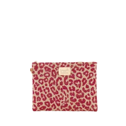 Pochette fucsia da Donna con stampa animalier Camomilla Milano