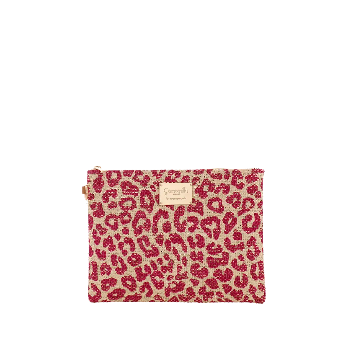 Pochette fucsia da Donna con stampa animalier Camomilla Milano