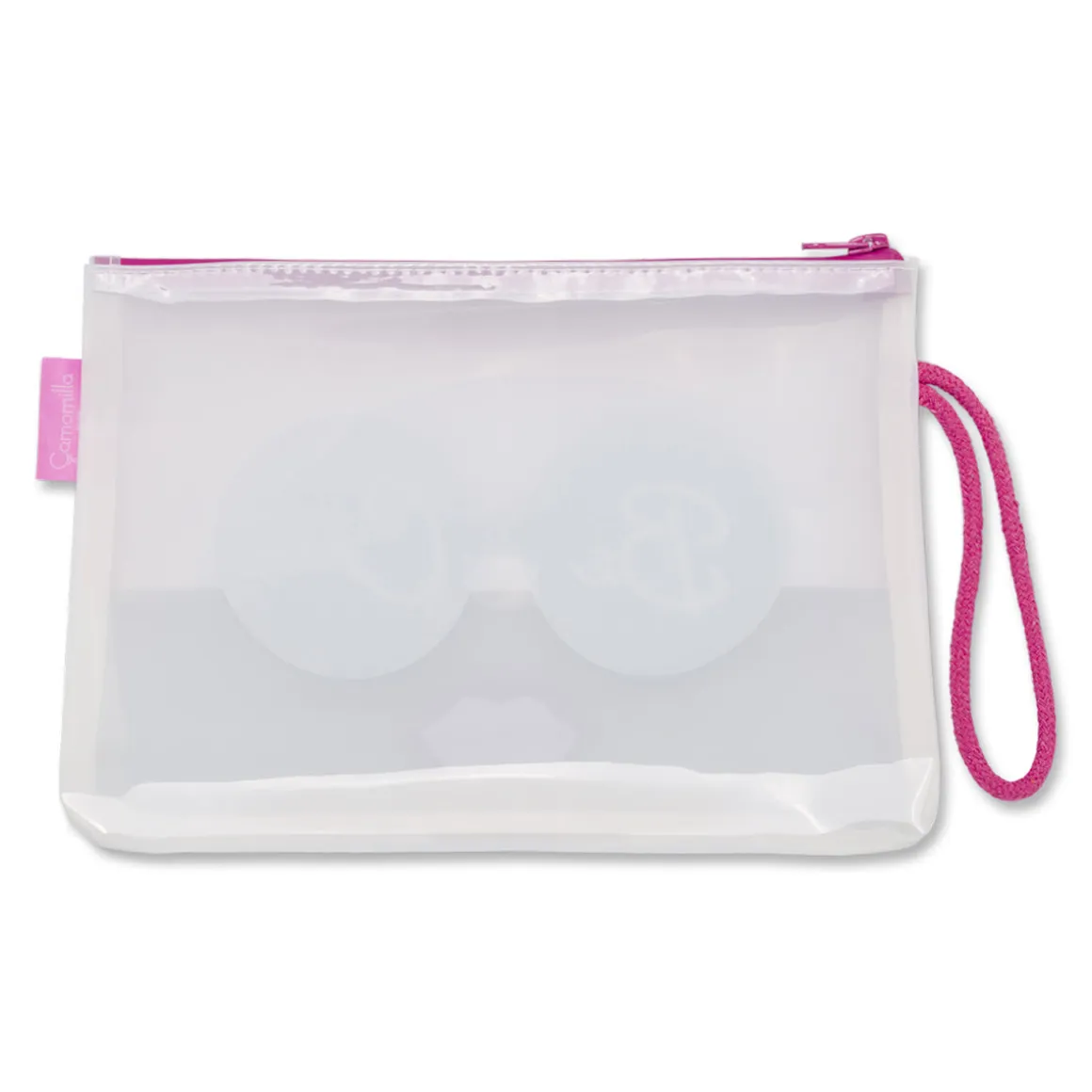Pochette Mare Rosa Camomilla Milano Donna in Plastica Trasparente