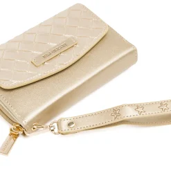 Pochette Oro da Donna con pattina intrecciata Naj Oleari