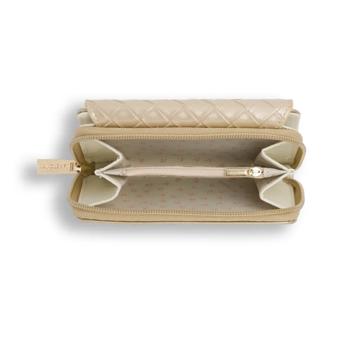 Pochette Oro da Donna con pattina intrecciata Naj Oleari