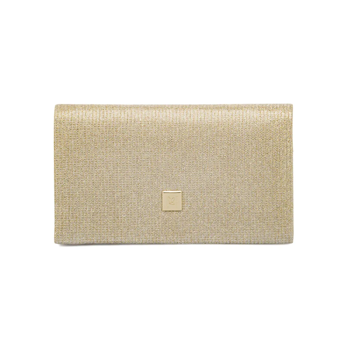 Pochette Oro Glitter con tracolla removibile Lora Ferres