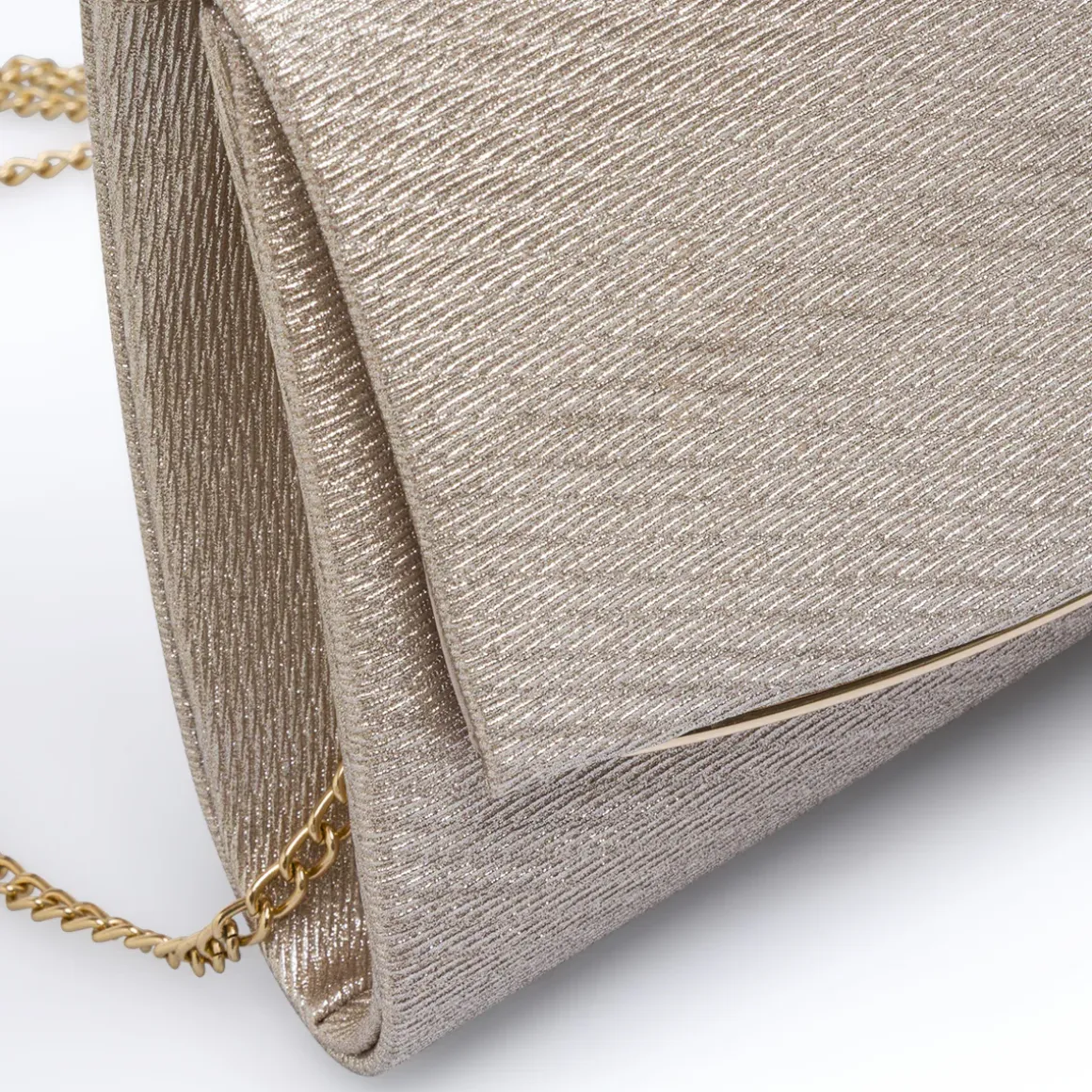 Pochette Rosa Glitter con tracolla removibile Lora Ferres