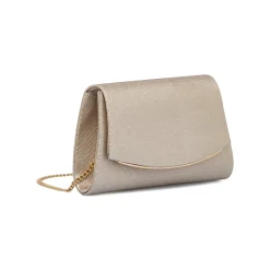 Pochette Rosa Glitter con tracolla removibile Lora Ferres