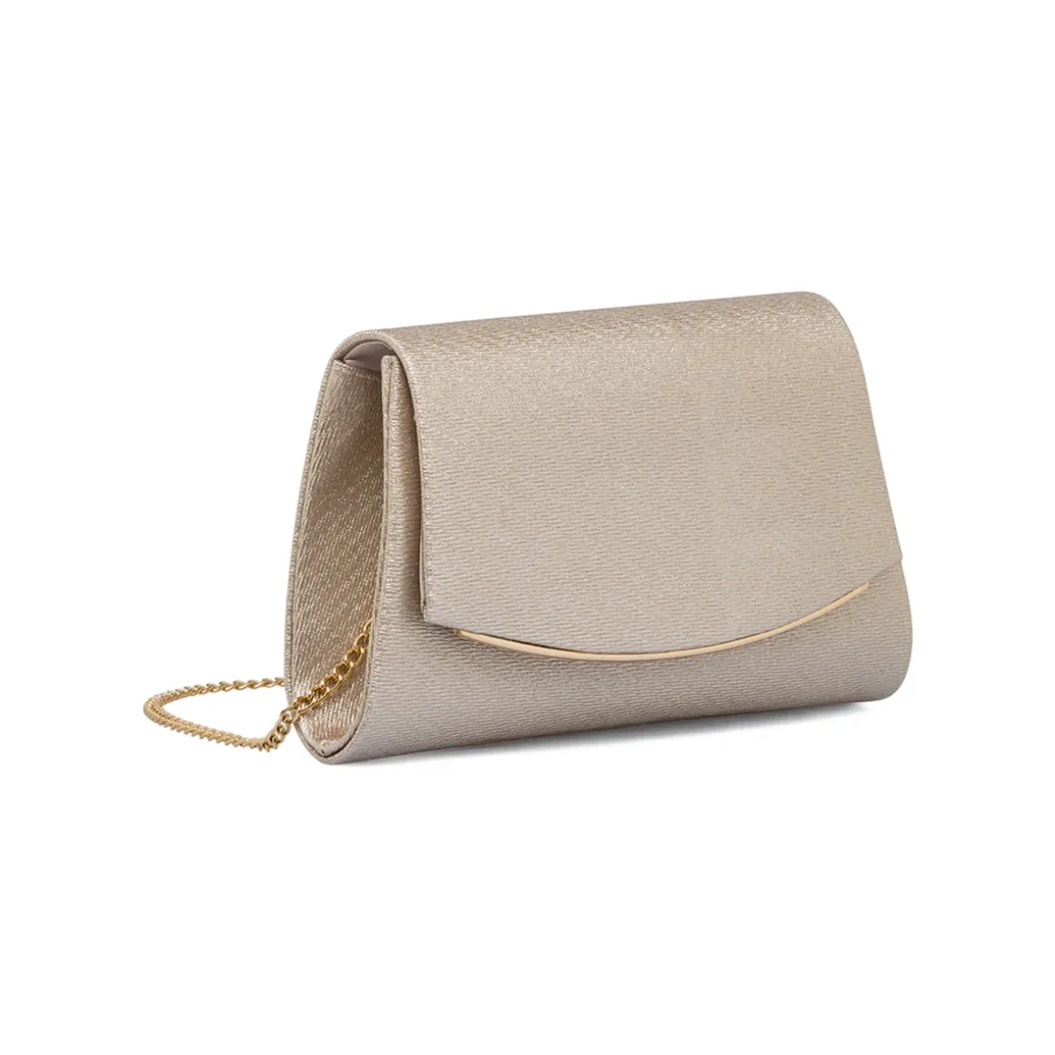 Pochette Rosa Glitter con tracolla removibile Lora Ferres