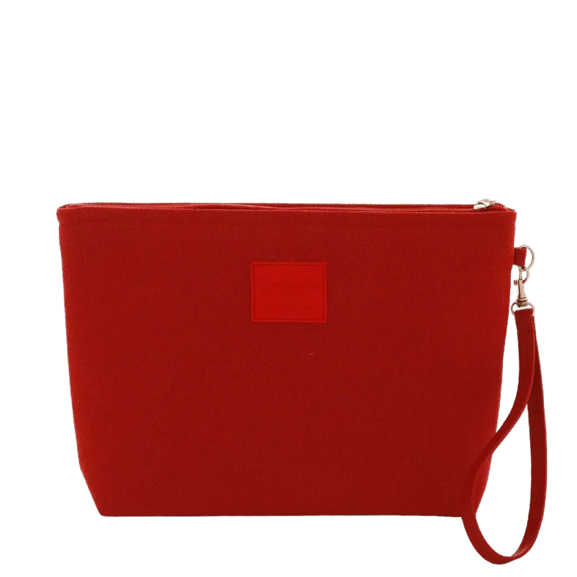 Pochette rossa da Donna con patch a cuore e manico Camomilla Milano