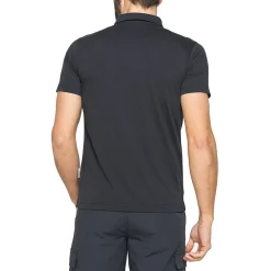 Polo blu da Uomo a maniche corte con chiusura a zip Carrera Jeans