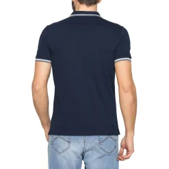 Polo da Uomo a maniche corte in cotone con logo Carrera Jeans