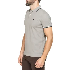 Polo grigia da Uomo con profili a contrasto Carrera Jeans