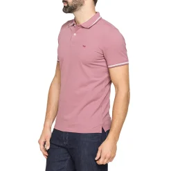 Polo rosa da Uomo a maniche corte in Cotone Carrera Jeans