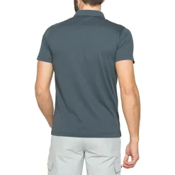 Polo verde minilitare da Uomo a maniche corte con zip Carrera Jeans