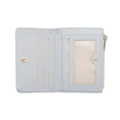 Portafoglio Azzurro da Donna con logo in metallo Lora Ferres
