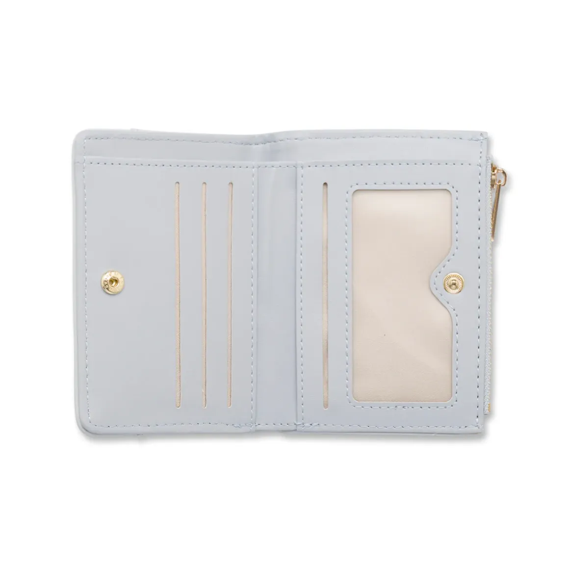 Portafoglio Azzurro da Donna con logo in metallo Lora Ferres