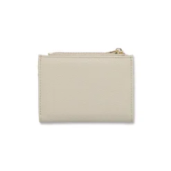 Portafoglio beige da Donna con effetto grana e taschino Lora Ferres