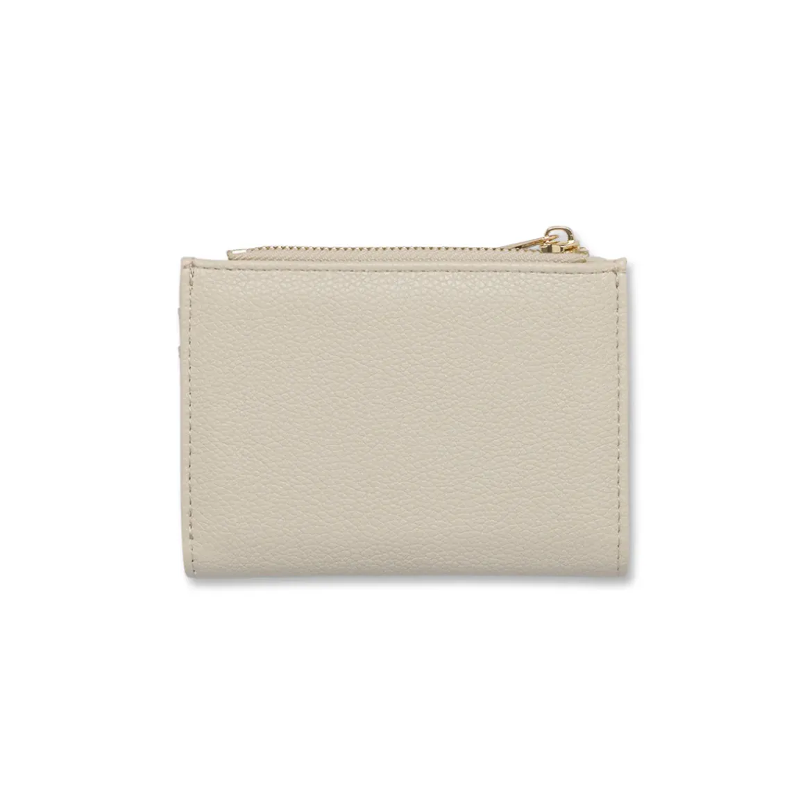 Portafoglio beige da Donna con effetto grana e taschino Lora Ferres