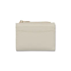 Portafoglio beige da Donna con effetto grana e taschino Lora Ferres