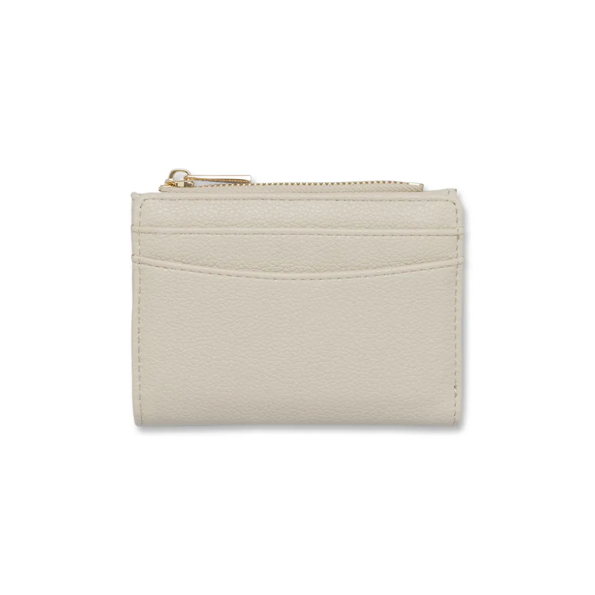 Portafoglio beige da Donna con effetto grana e taschino Lora Ferres